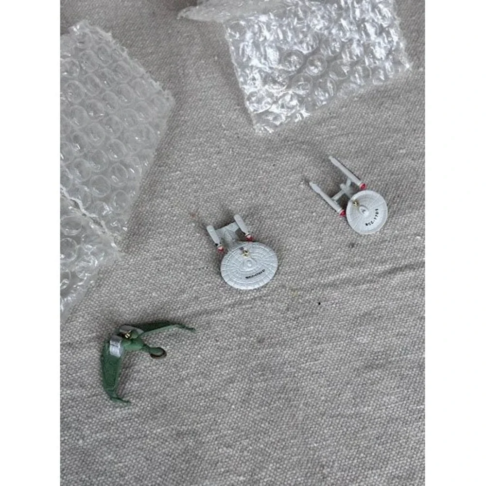 Hallmark Keepsake Ornament The Ships of Star Trek Set of 3 Dated‎ 1995